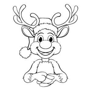 Dê Vida ao Natal com Este Rena Feliz!