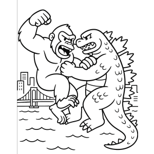 Confronto Épico: King Kong vs. Godzilla