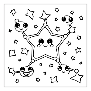 Constelação de Estrelas Felizes