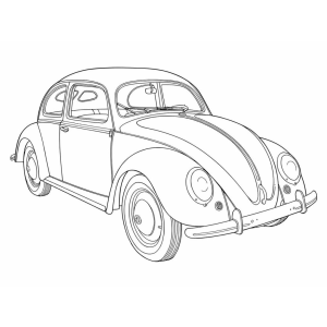 Cores e Curvas Clássicas do Fusca