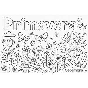 Cores da Primavera Florescendo
