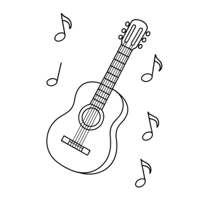 Cores Vibrantes para o Violão Mágico