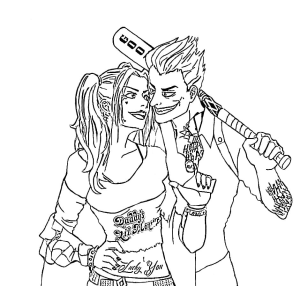 Descolora Gotham: Coringa e Harley em Ação!