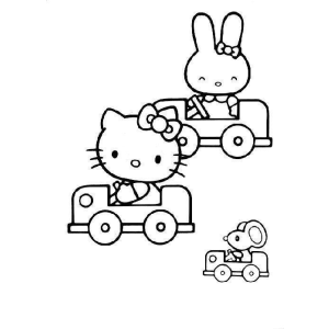 Corrida Alegre com Hello Kitty e Amigos