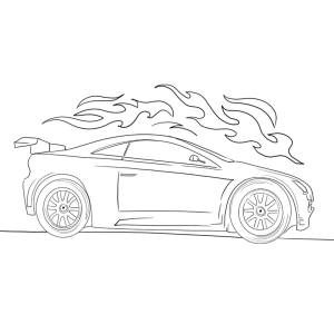 Corrida de Chamas: O Poderoso Hot Wheels