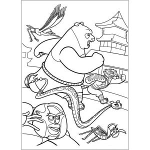 A Corrida Épica dos Heróis de Kung Fu Panda