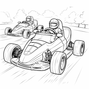 Corrida de Kart Empolgante