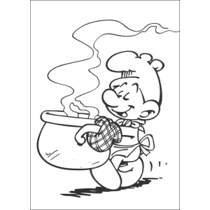 Cozinhando com o Chef dos Smurfs