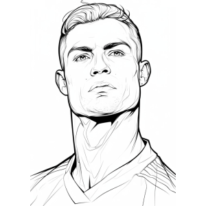Cristiano Ronaldo: A Lenda em Preto e Branco