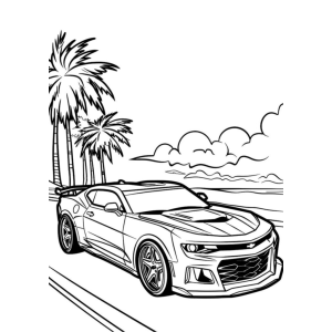 Cruise Along the Shore with Iconic Muscle