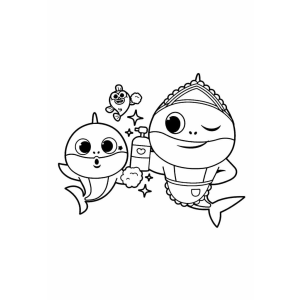 Curta Aventura de Baby Shark e Família Submarina