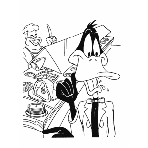 Daffy Duck na Empolgante Aventura do Jantar
