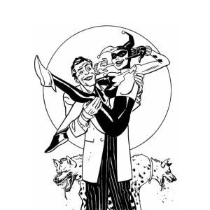 Dança Macabra do Coringa e Arlequina