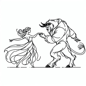 A Dança Mágica de Bela e a Fera