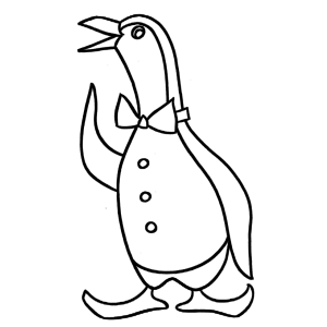 Dançando com um Pinguim Elegante