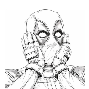 Deadpool Surpreendido: Hora de Colorir!