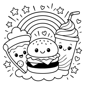 Delícias Kawaii: Aventuras Coloridas