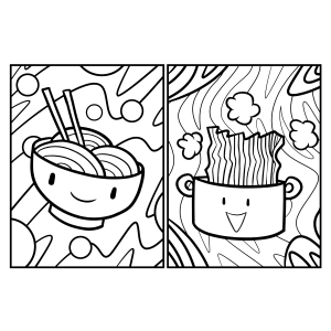 Delícias Kawaii: Tigela e Panela Sorridentes