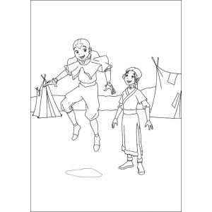 Desbravando Aventuras com Aang e Katara