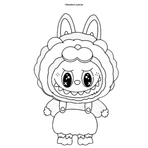 Desenho Adorável para Colorir