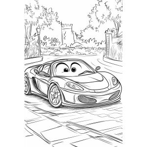 Desenho Animado de Velocidade