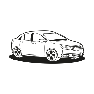 Desenho de Carro para Colorir