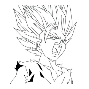 Desenho Épico do Super Saiyajin