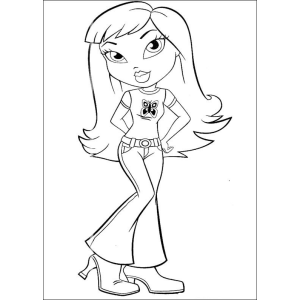 Desenho Glamouroso Bratz