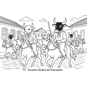 Desfile dos Bois em Pirenópolis