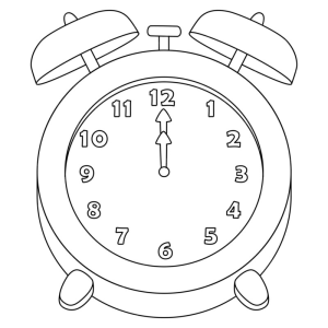 Despertador para Colorir