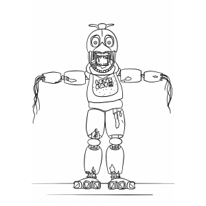 Desperte a Chica no Mundo de FNAF!