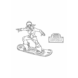 Desvende Aventuras com o Snowboarder de Fortnite