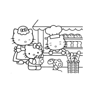 Dia de Padaria com Hello Kitty