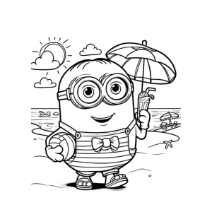 Dia de Praia com os Minions
