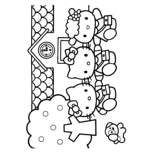 Dia Divertido no Jardim com Hello Kitty