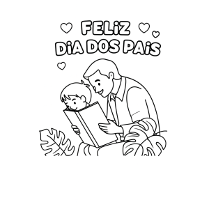 Um Dia dos Pais de Leitura e Amor