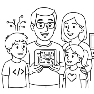 Dia dos Pais Tech: Um Pai e seu Mundo Digital