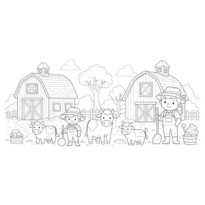 Dia na Fazenda: Aventuras com os Animais