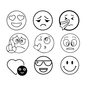 Diversão com Emojis para Colorir