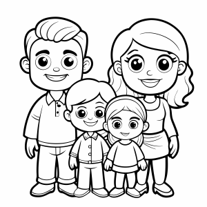 Diversão em Família para Colorir