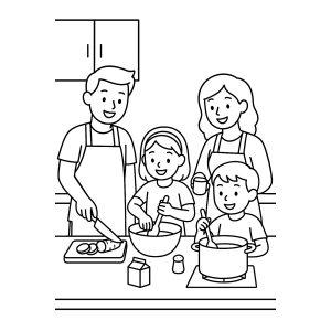 Diversão em Família na Cozinha