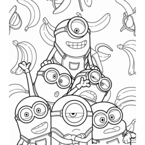 Diversão com Minions e Bananas