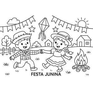 Diversão na Festa Junina