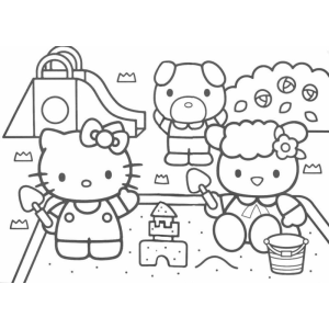 Diversão no Parquinho com Hello Kitty