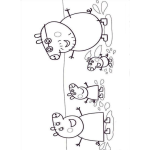 Diversão em Poças de Lama com Peppa Pig