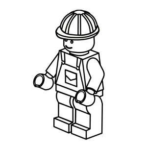 Diversão com o Trabalhador LEGO