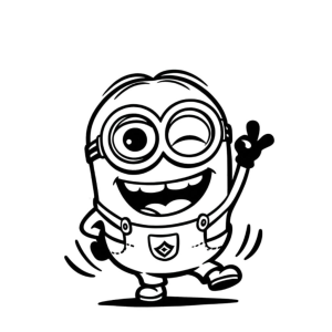 Divertido Minion Aventureiro