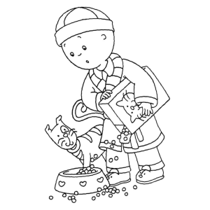 Divertimento com Caillou e Seu Gato