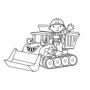 Divirta-se Colorindo Bob e Seu Trator Alegres