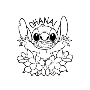 Divirta-se Colorindo com Stitch e Ohana